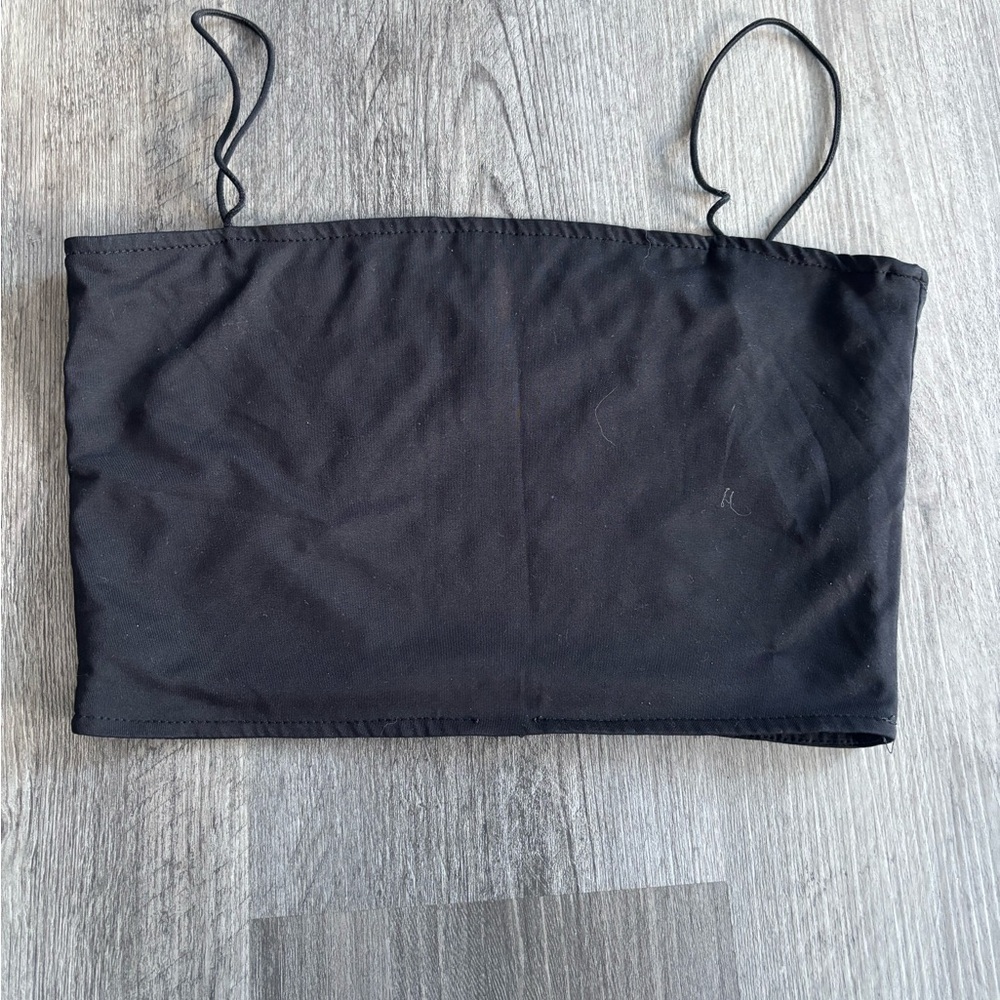 SHEIN Black Crop Top